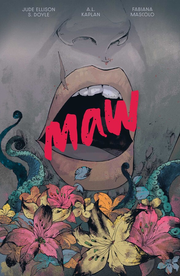 Cover artwork for the graphic novel "Maw"