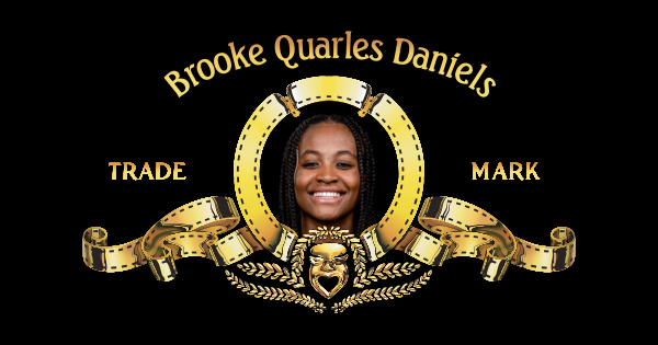 MGM logo with Brooke Quarles Daniels in place of the lion.