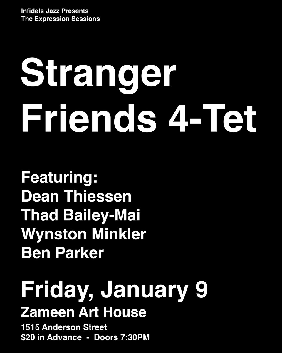 Stranger Friends 4-tet at Zameen Art House