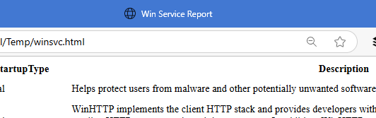 Adding a report title