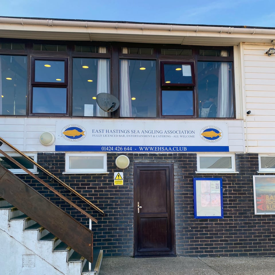 The East Hastings Sea Angling Association, as seen from the front