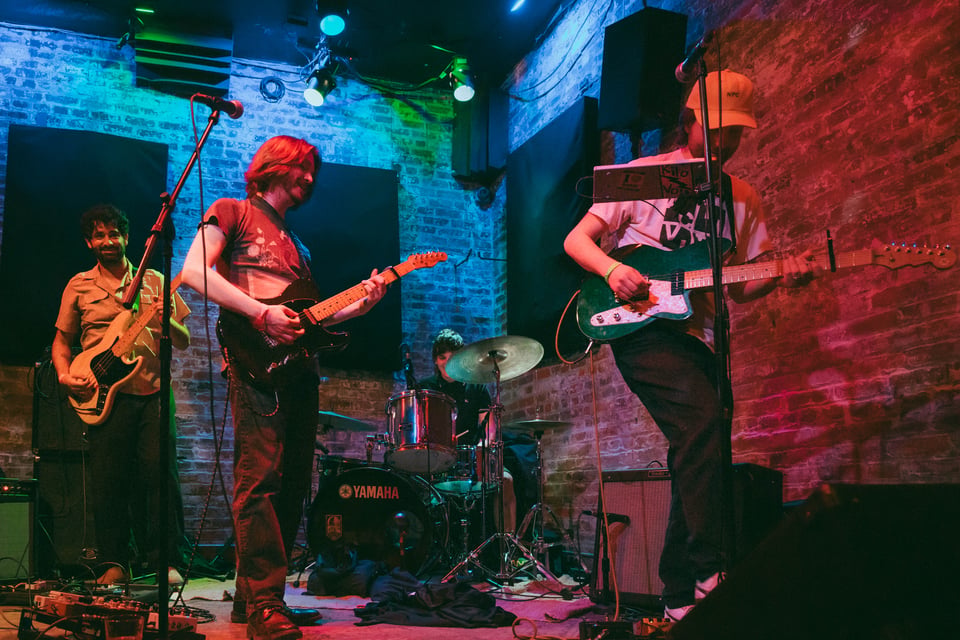 Charity Run onstage at the gutter, everyone looking happy :)