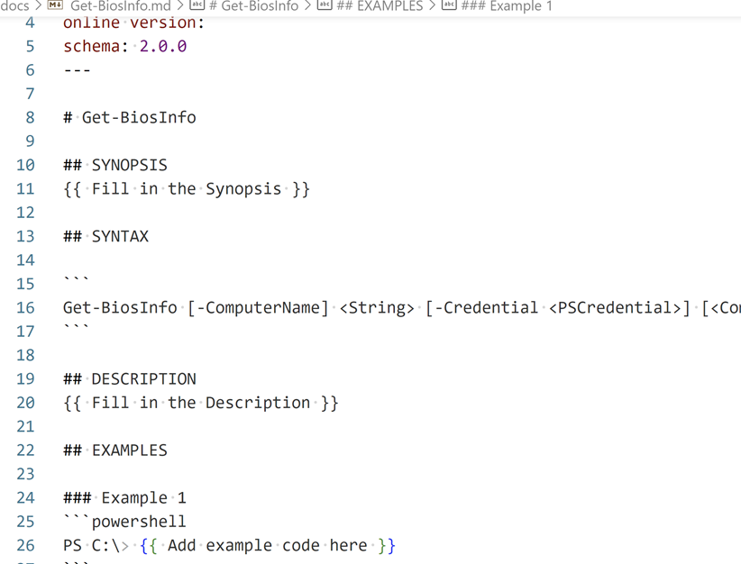 New markdown help file