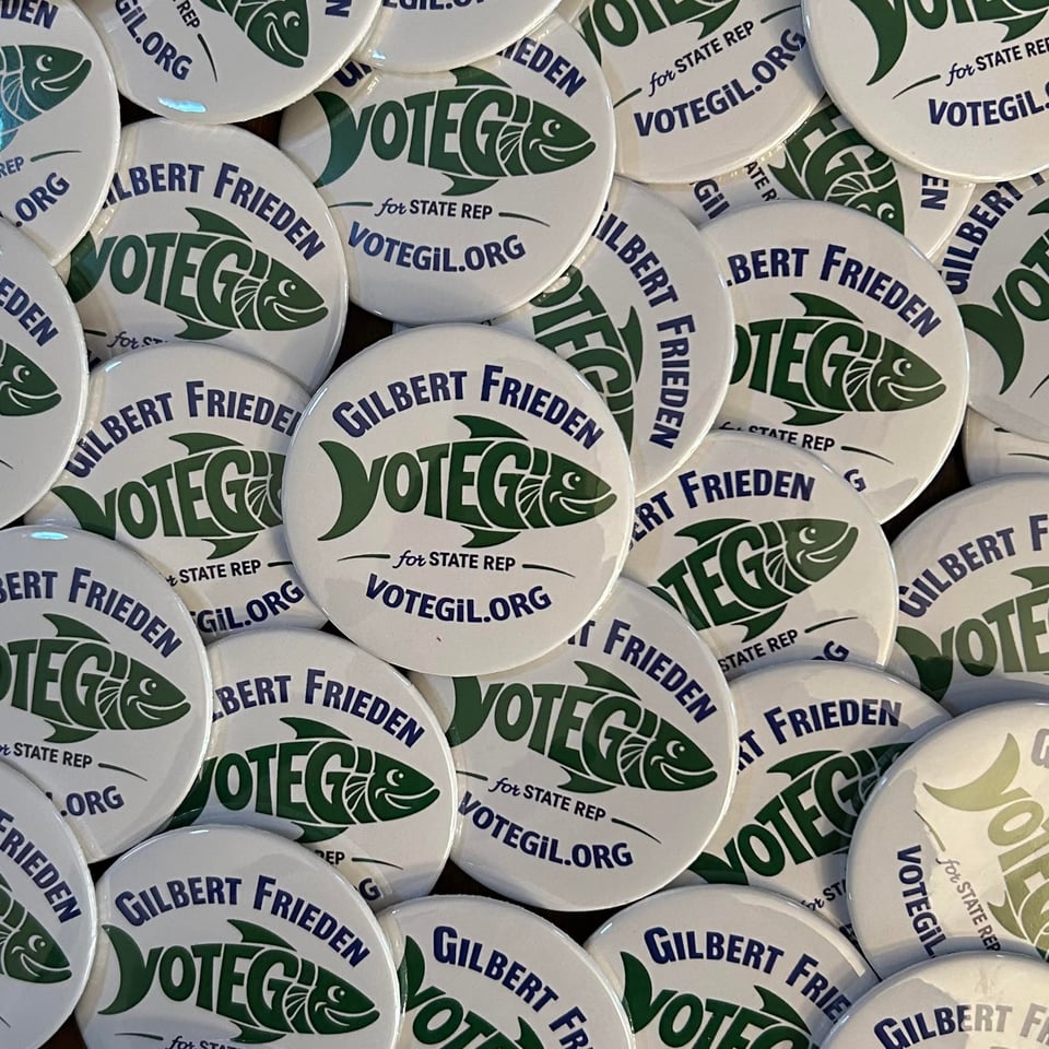 Get Hooked on VoteGiL Buttons!