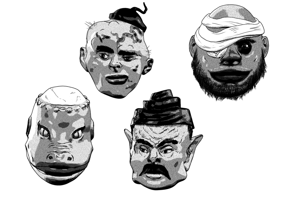 4 stickers