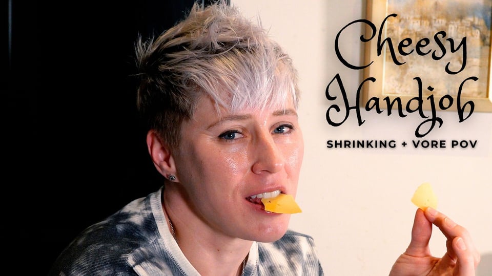 Cover image for “CHEESY HANDJOB SHRINKING + VORE POV”