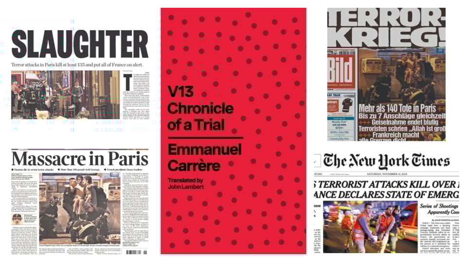 book cover and newspaper pages