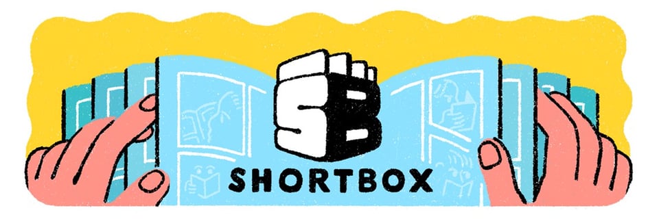 The logo for Shortbox