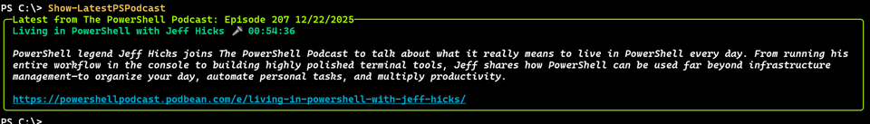 PowerShell Podcast