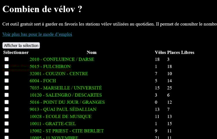 Accueil de la page où l'on ovit les infos textuelle de manière très sobre
