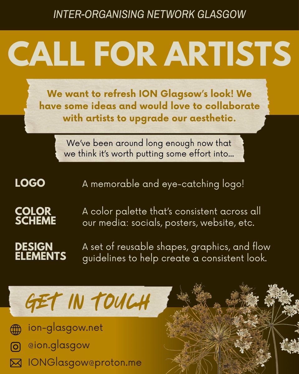 Call for artists poster!