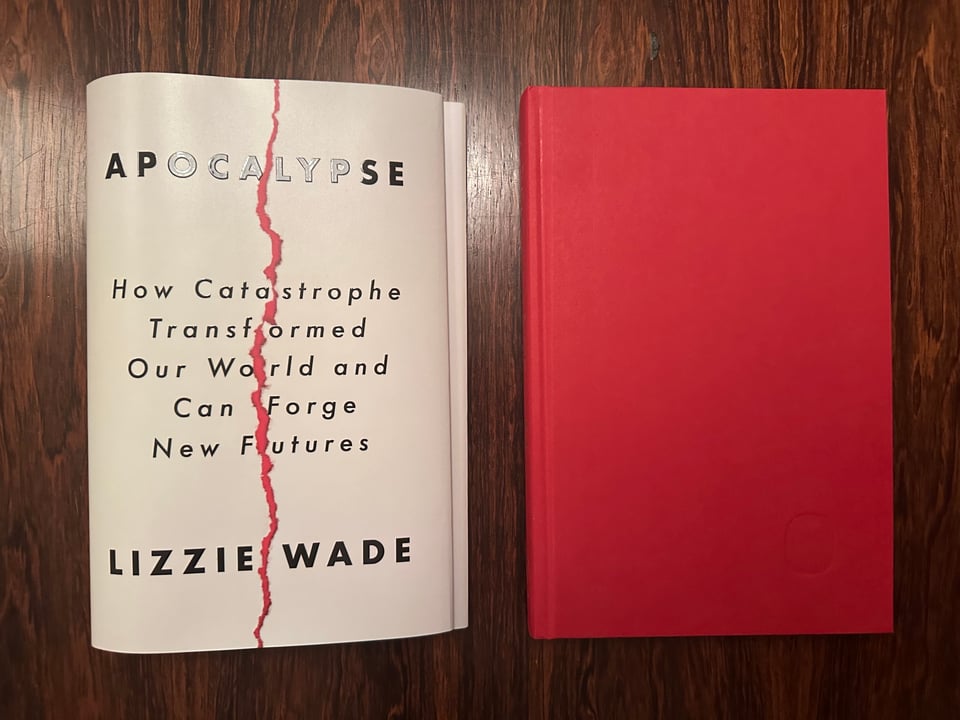 Apocalypse: How Catastrophe Transformed Our World and Can Forge New Futures, and its dust jacket
