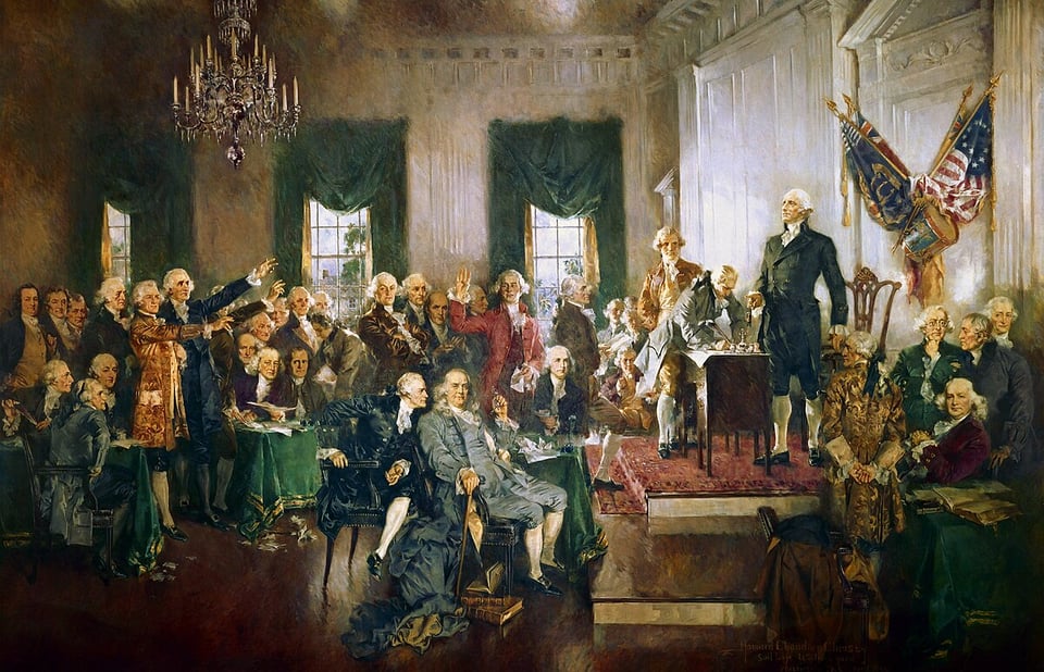 Signing the Constitution 