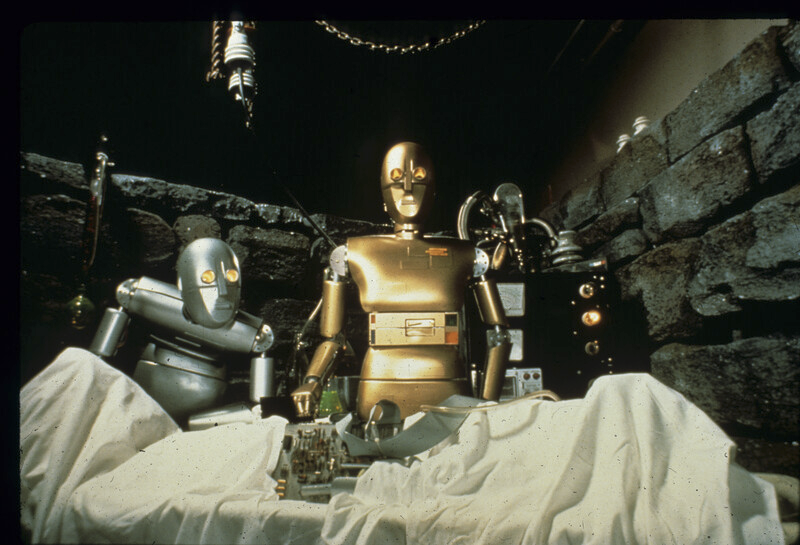 Another angle of the robot Frankenstein scene described two images above this one.