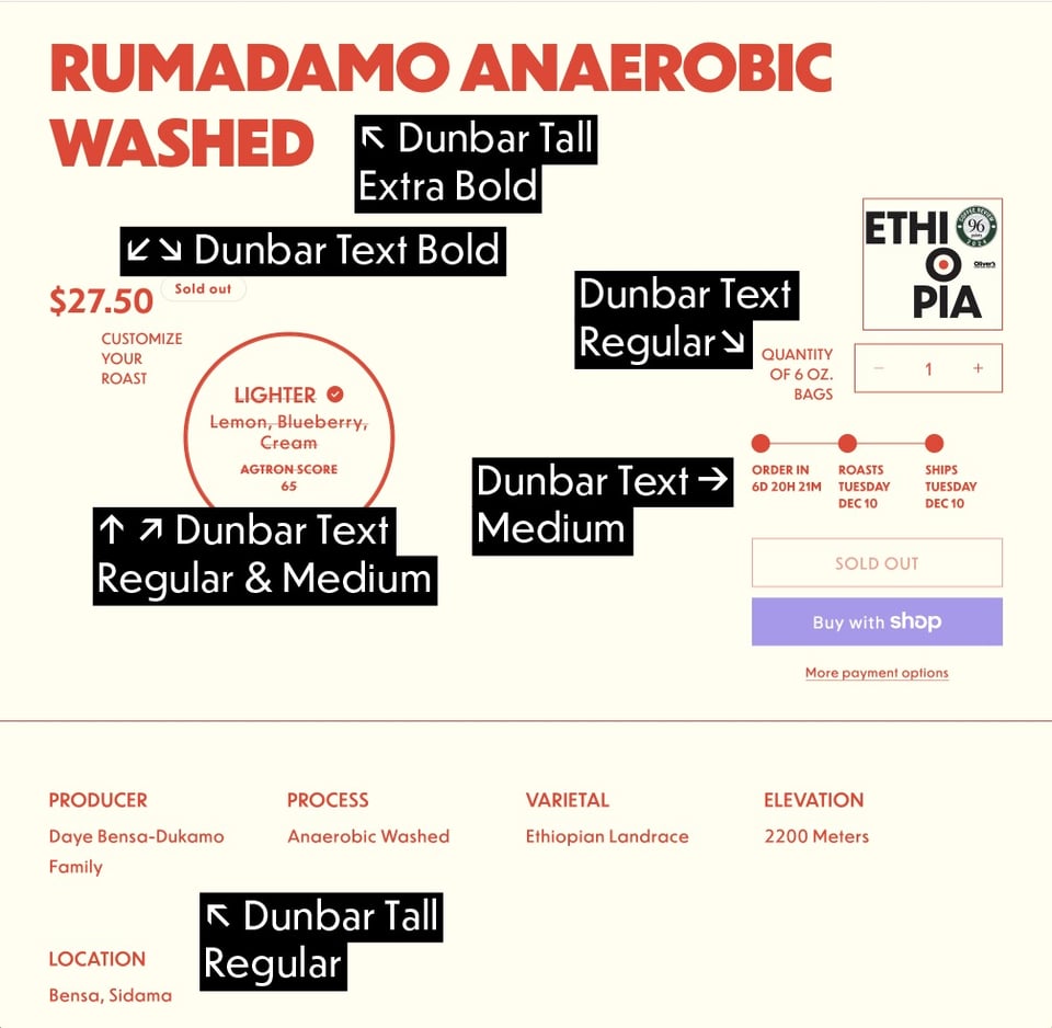 Website for Oliver’s Custom Coffee 5