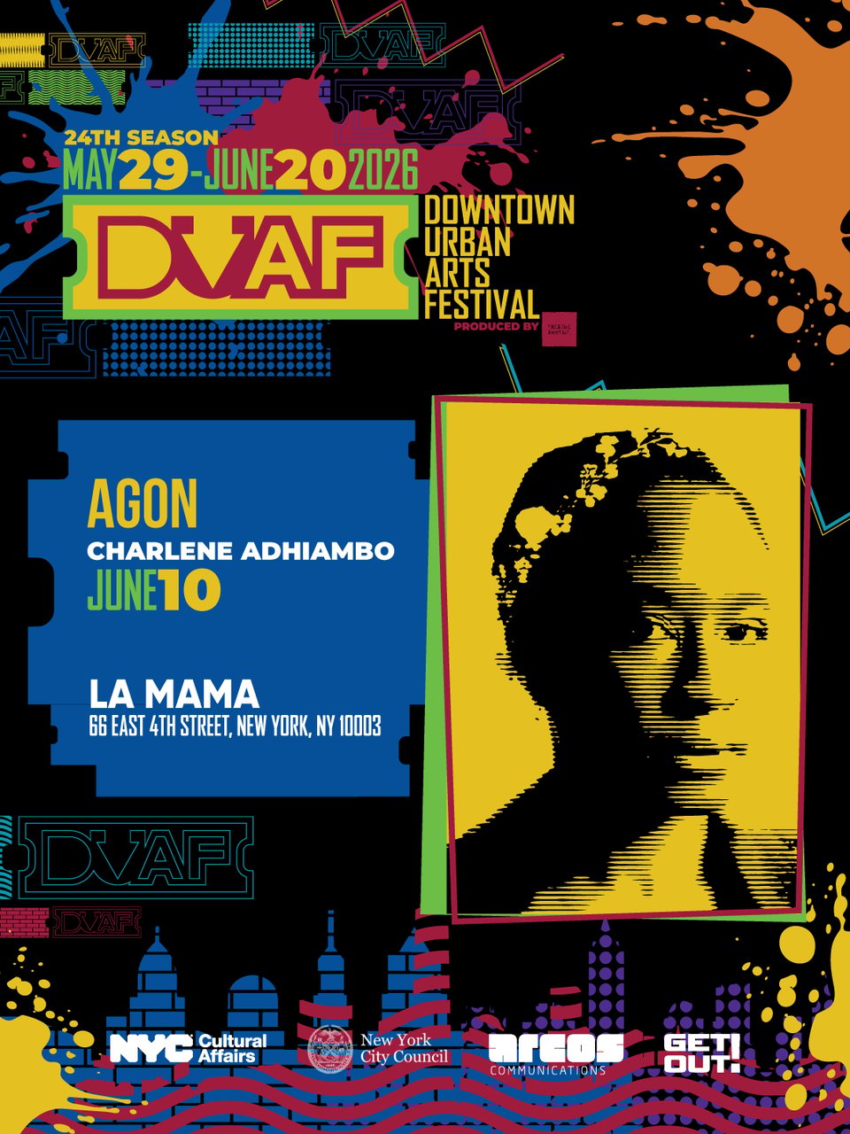 Downtown Urban Arts Festival Key Art Charlene Adhiambo