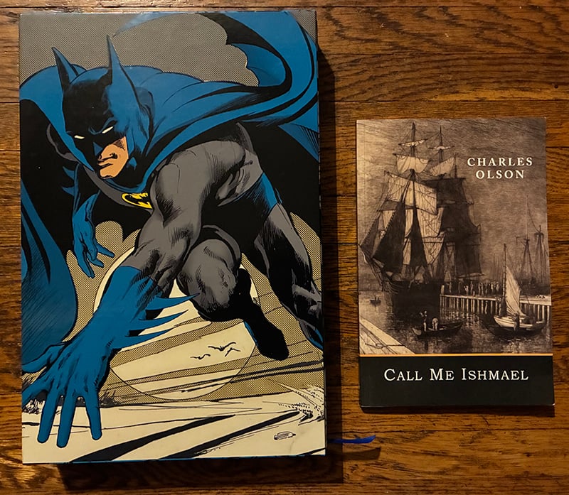 Batman by Neal Adams and Call Me Ishmael by Charles Olson