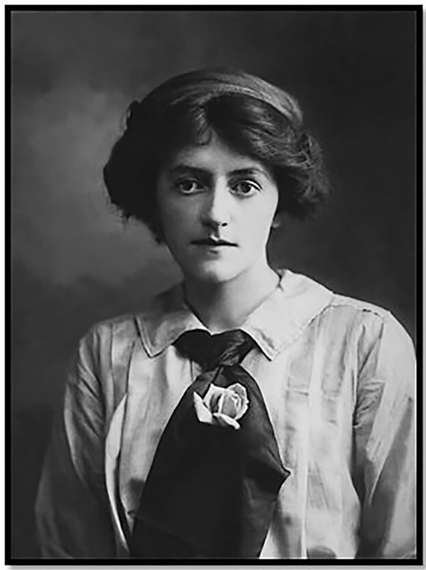 Author F. Tennyson Jesse in her younger years