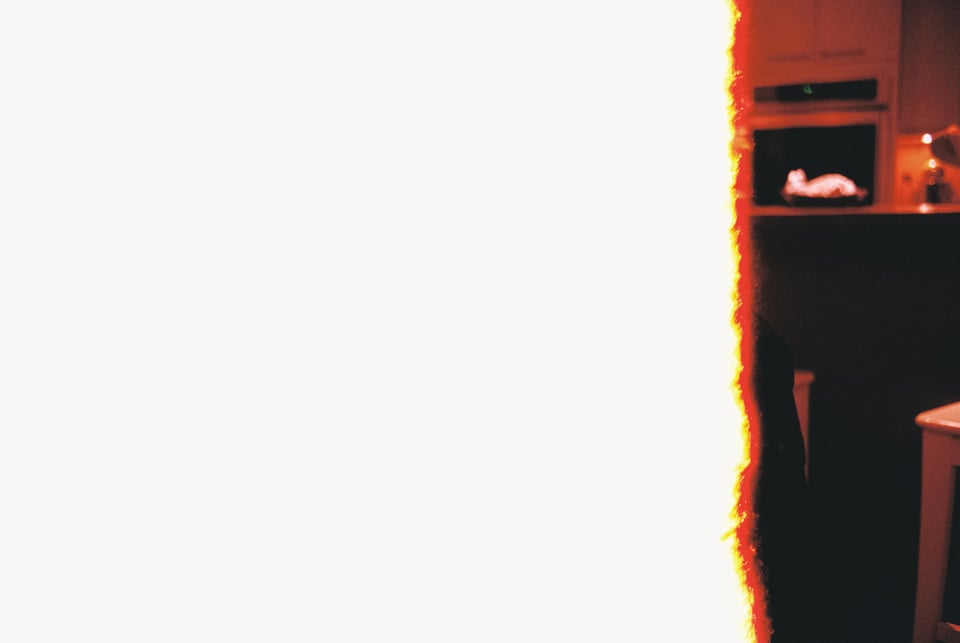 The end of a film roll.