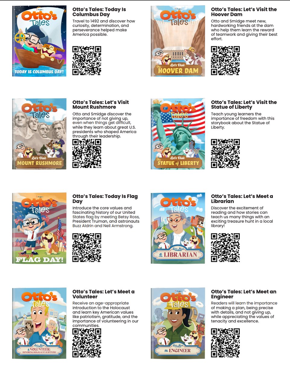 List of initial book club books from PragerU