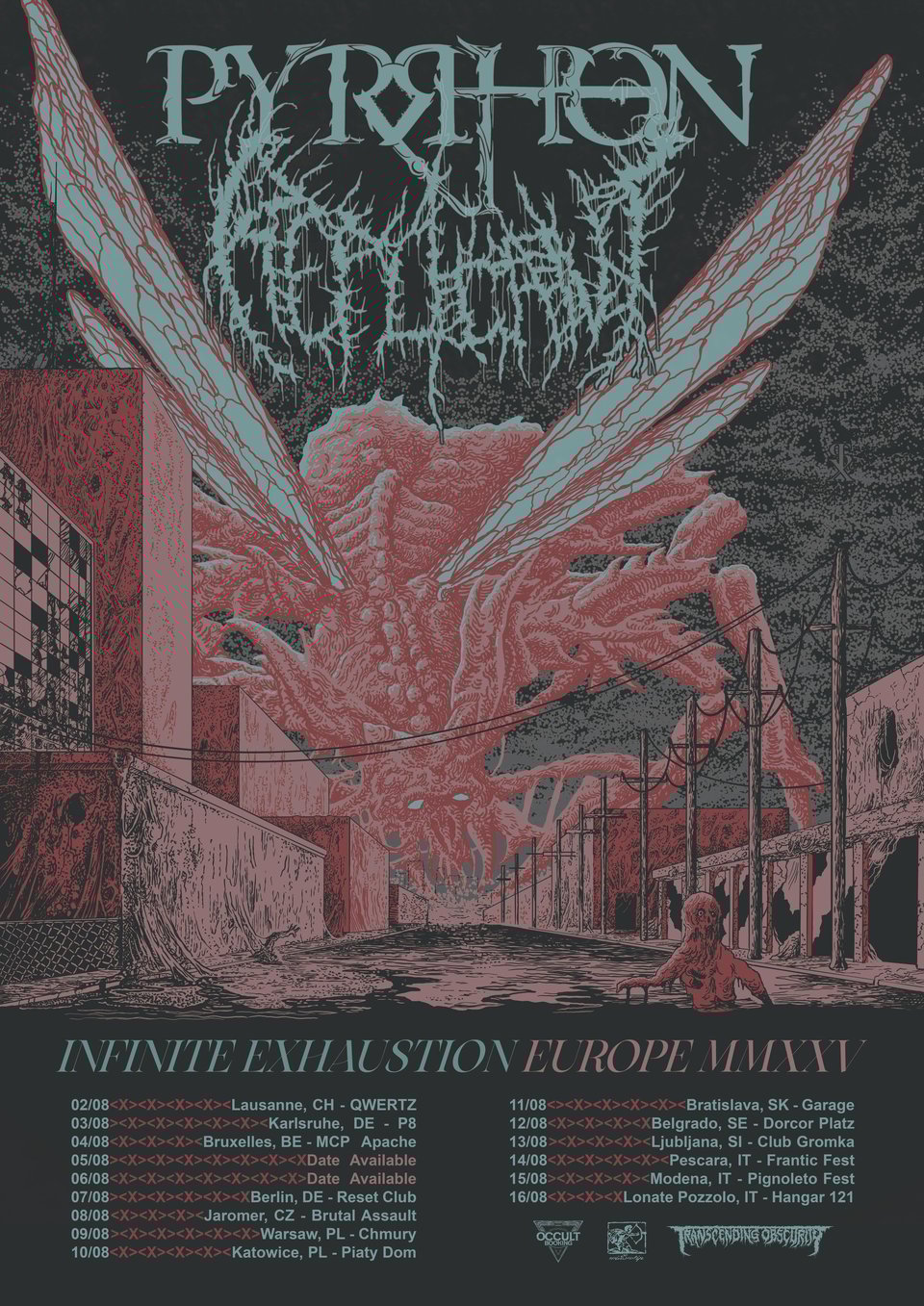 Infinite Exhaustion Tour Poster
