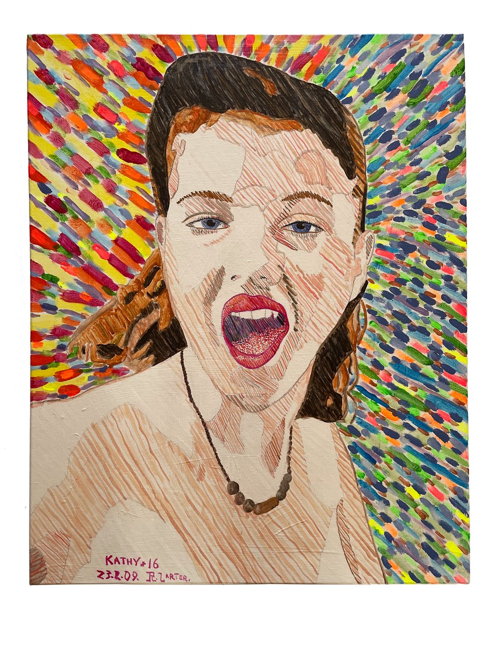 Richard Larter Kathy #16, 2009 synthetic polymer on canvas