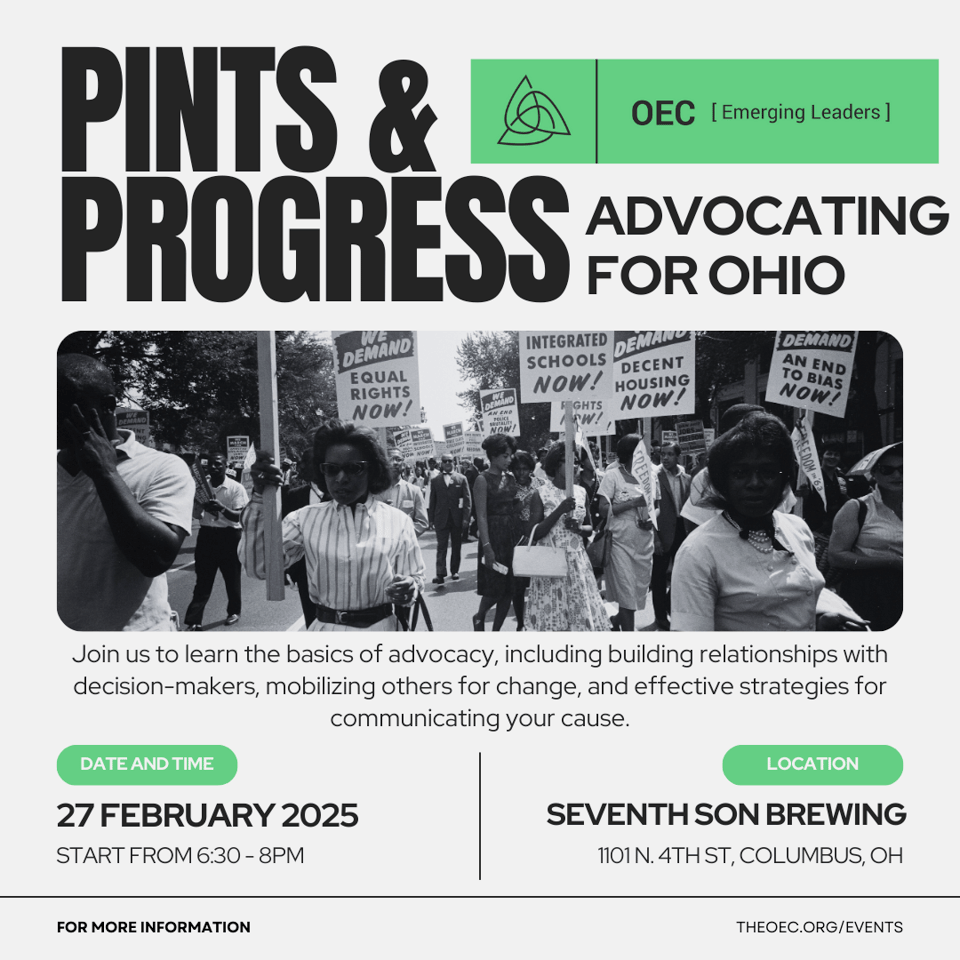 pints & progress promoting ohio progress. seventh son, february 27. join us to learn the basics of advocacy including building relationships with decision makers mobilizing others for change and effective strategies for communicating your cause