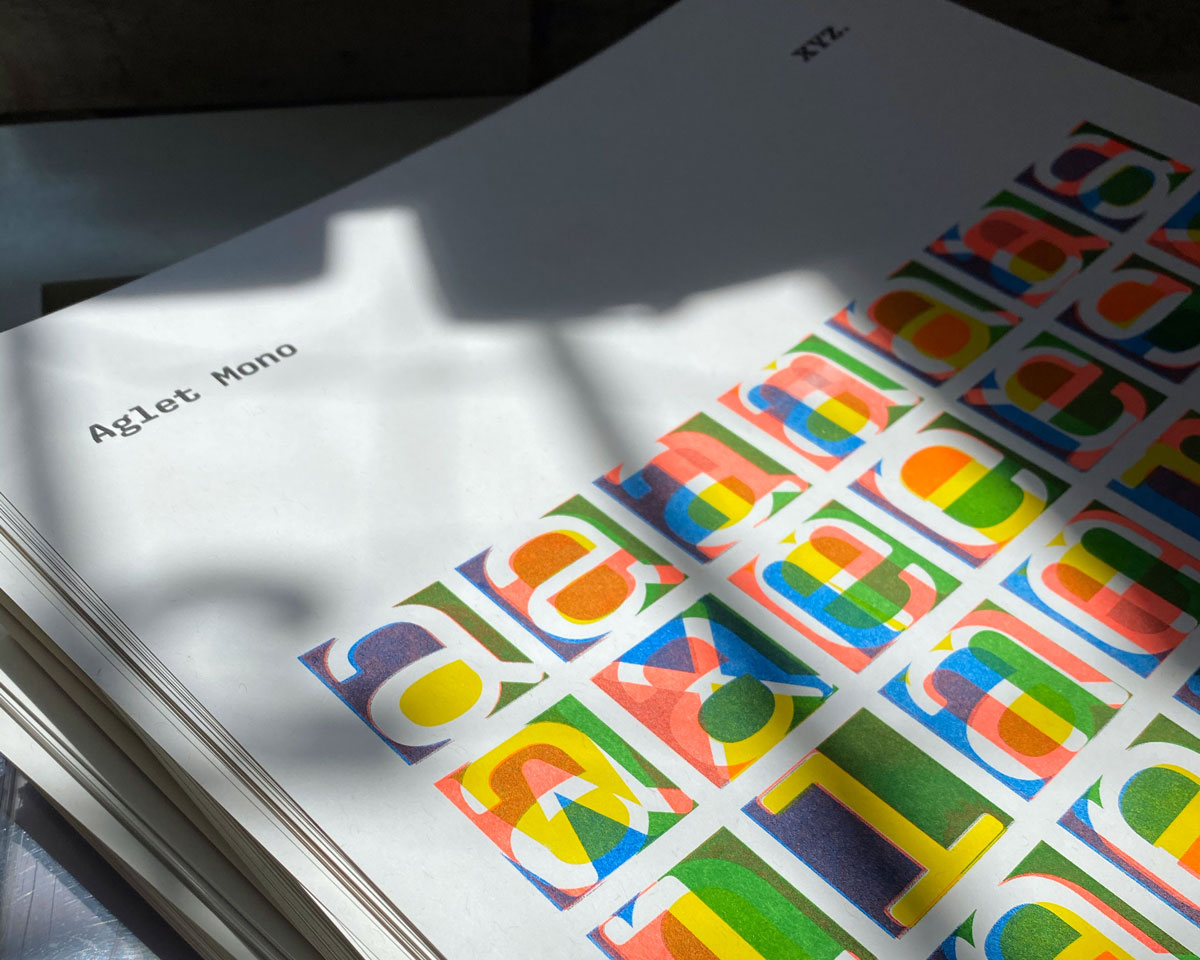 Aglet Mono Riso print