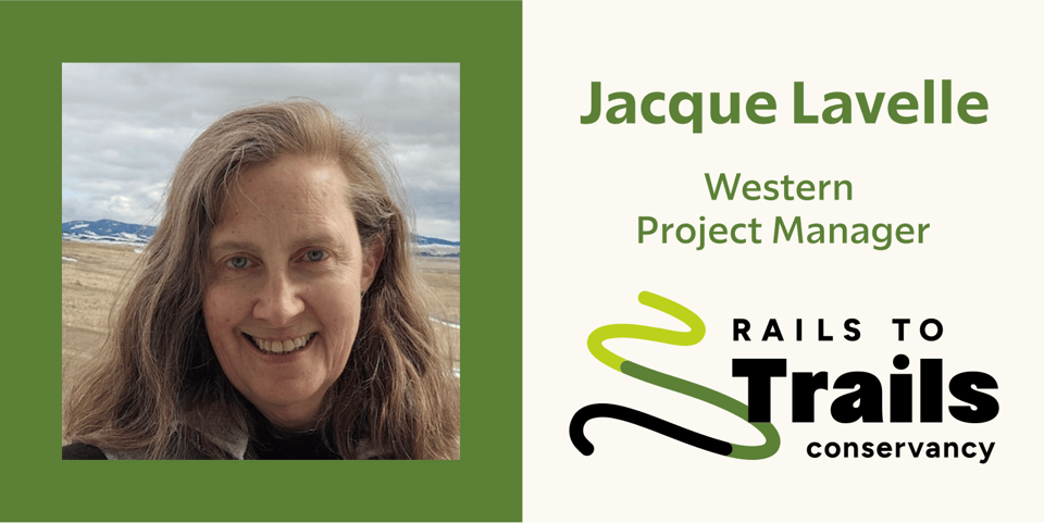 A photo of Jacque Lavelle, Rails to to Trails Conservancy