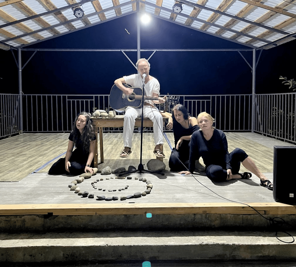 immersive performance at the camp