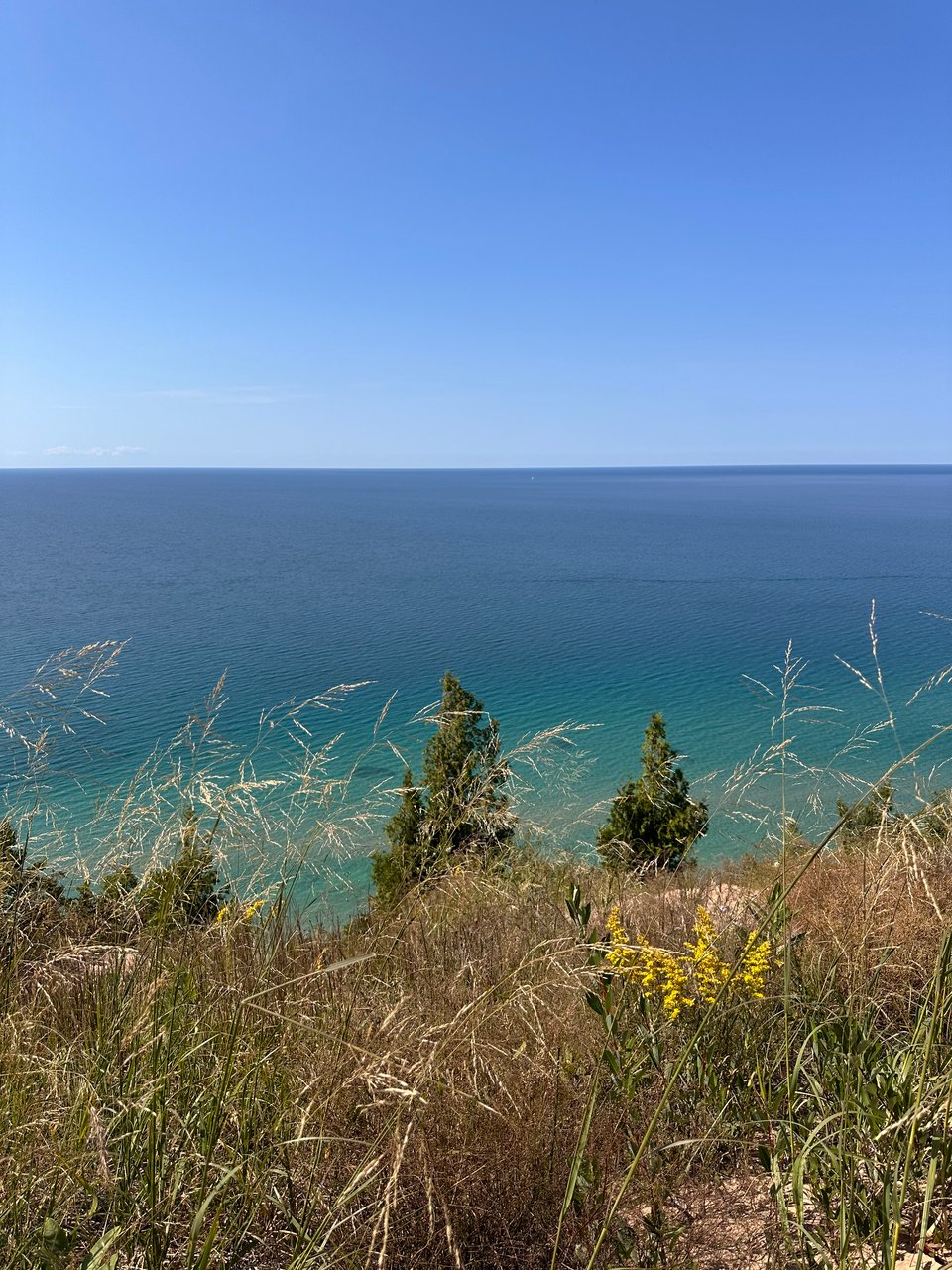 lake michigan on empire bluff