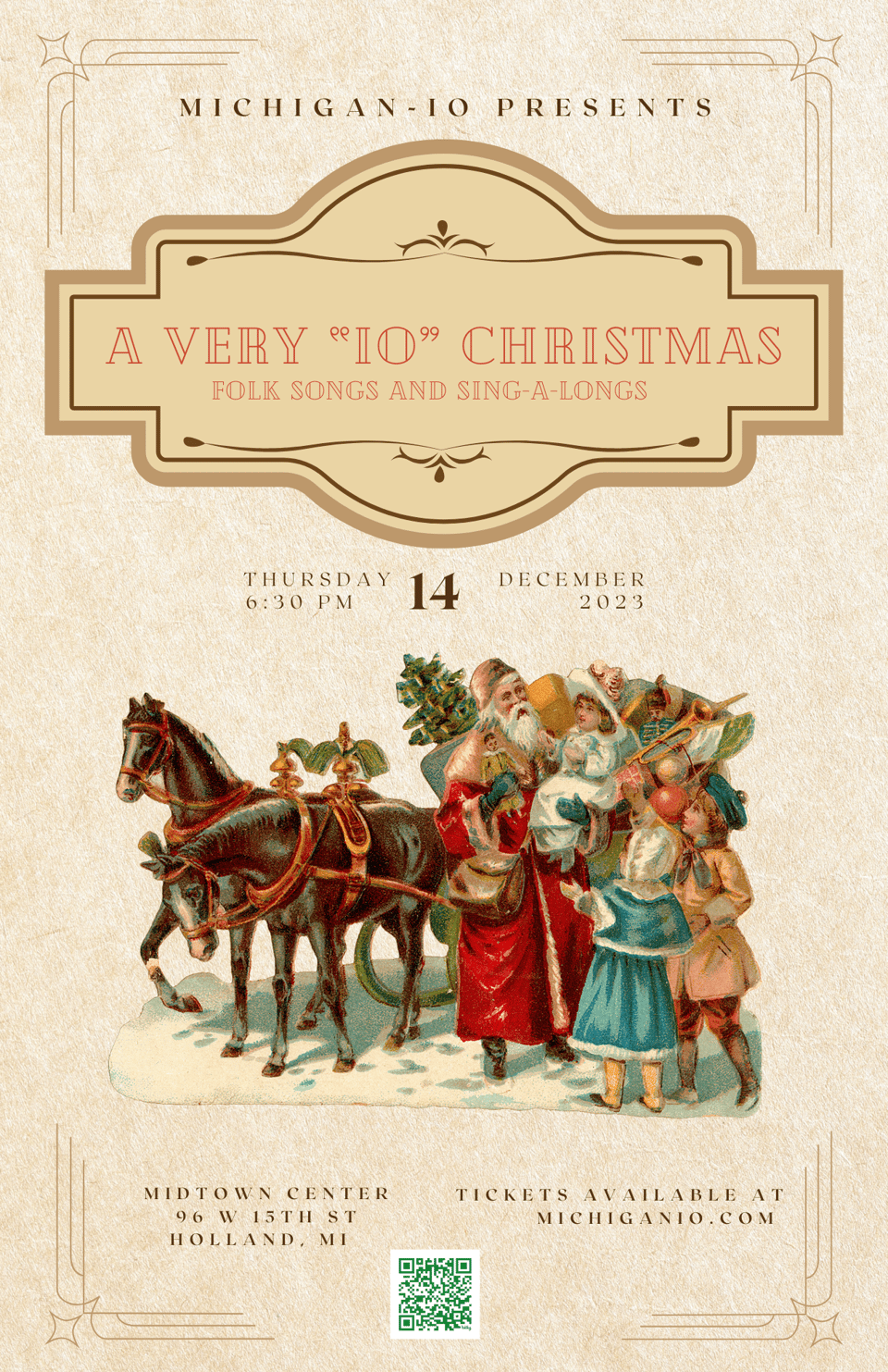 Michigan-IO Christmas Extravaganza! Dec 14th Holland, MI