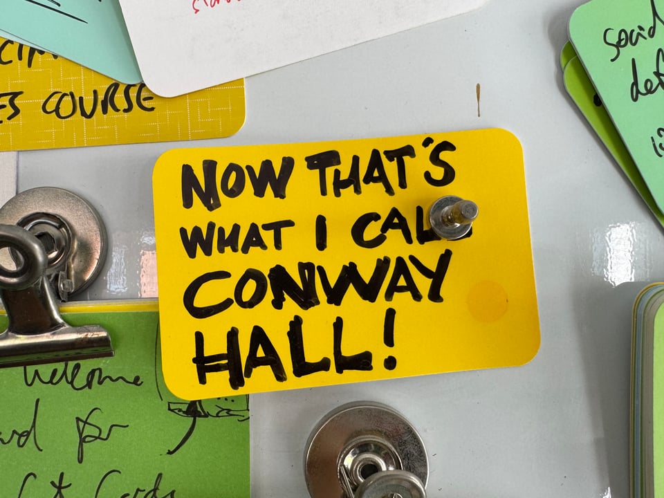 Now That’s What I Call Conway Hall!