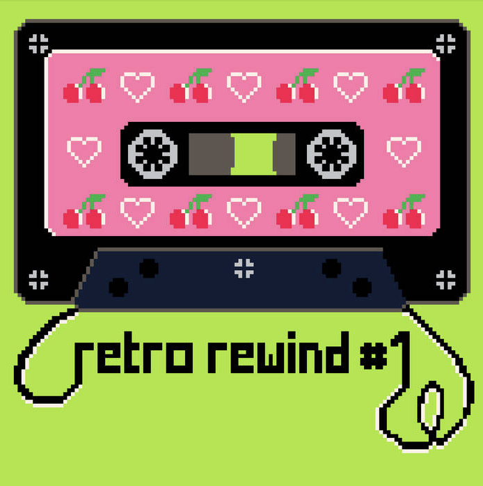 Cover art for Retro Rewind #1, a pink mixtape.