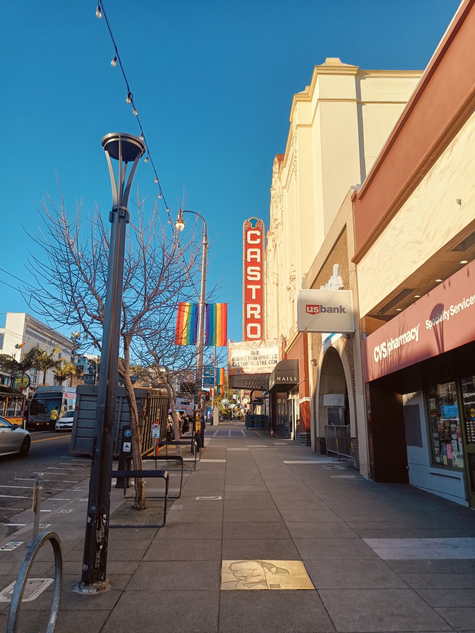 The main drag in the Castro in SF
