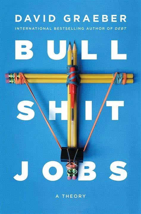 Capa do livro Bullshit Jobs de David Graeber