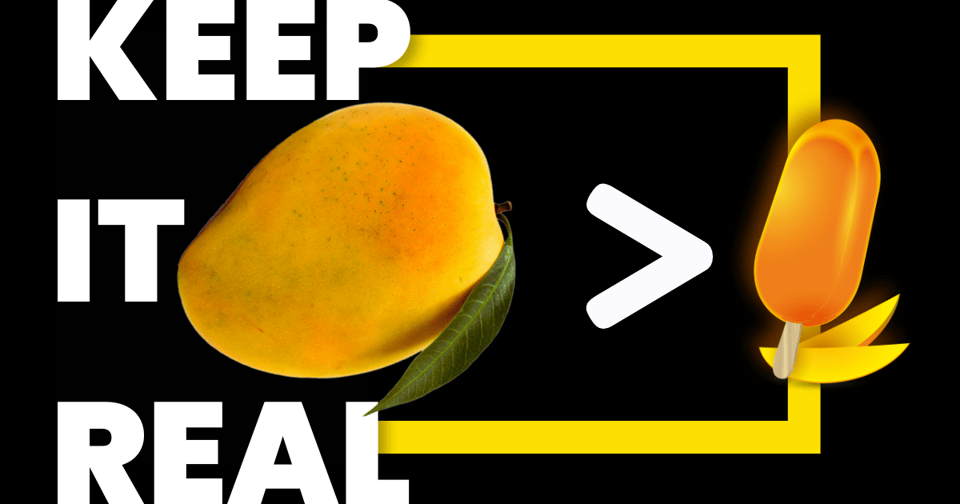 Mango saying keep it real