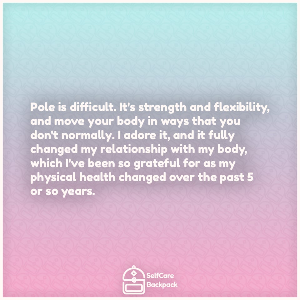 Pole dancing and patience