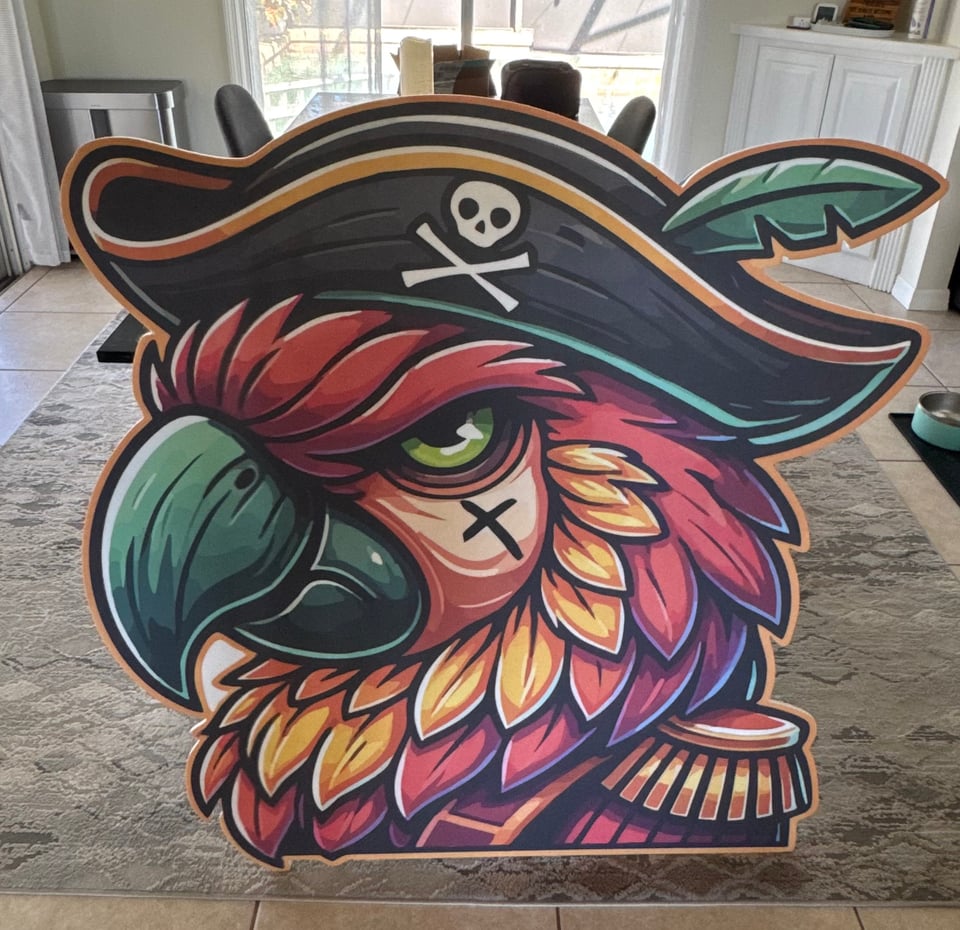 one of our large acoustic panel characters from an unannounced story universe