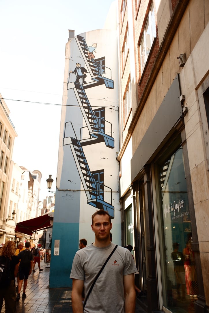 Brussels comic strip