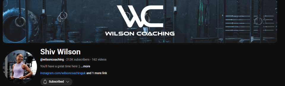 Wilson Coaching banner