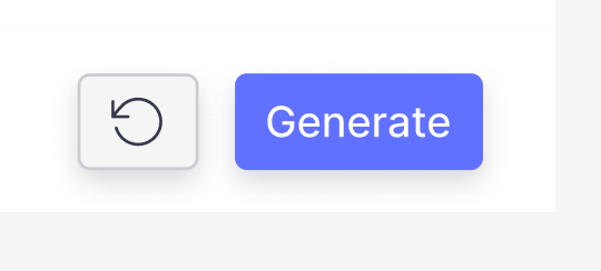 refresh and generate buttons