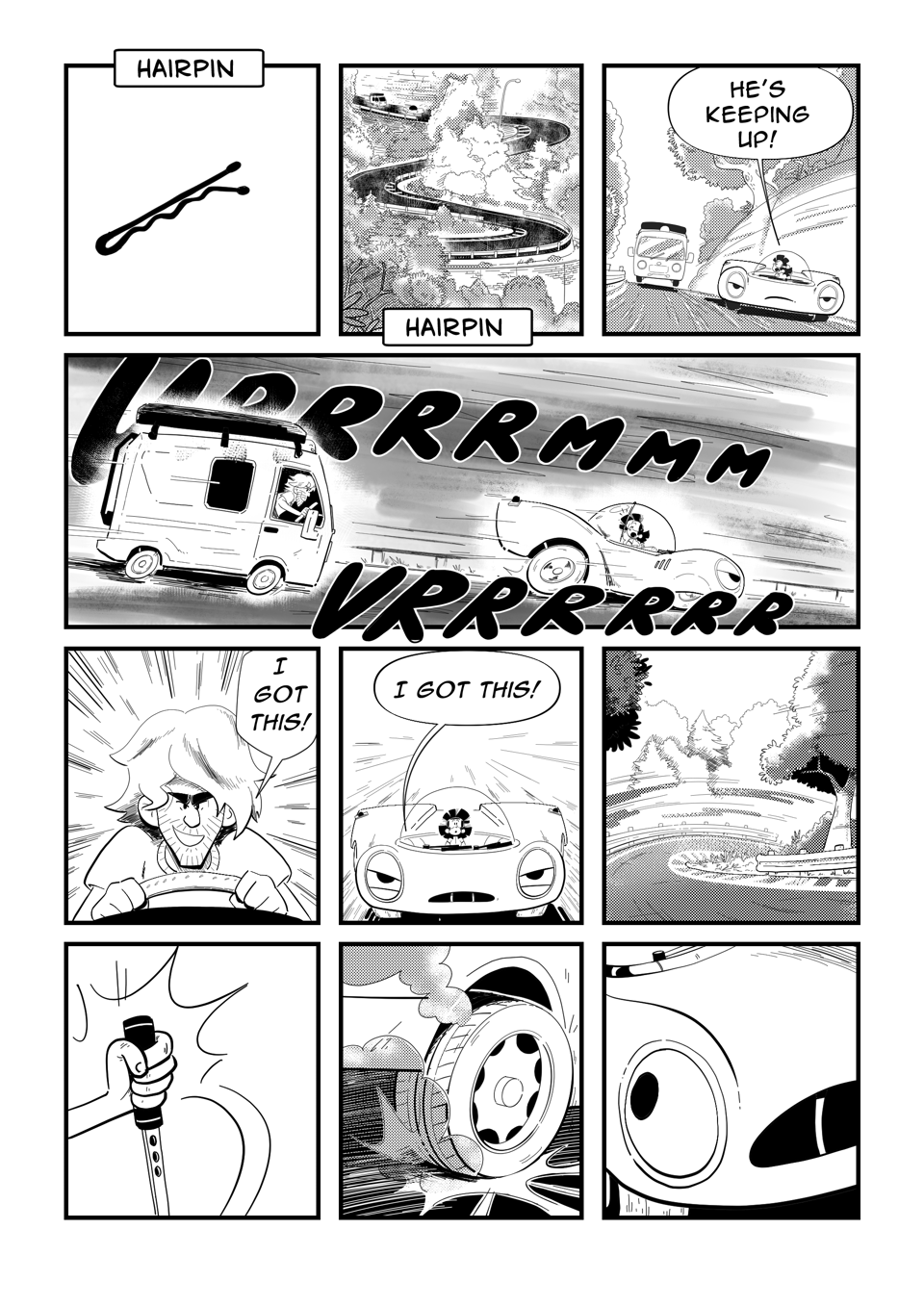 Worldracers Japan pg 7, Panel 1, 