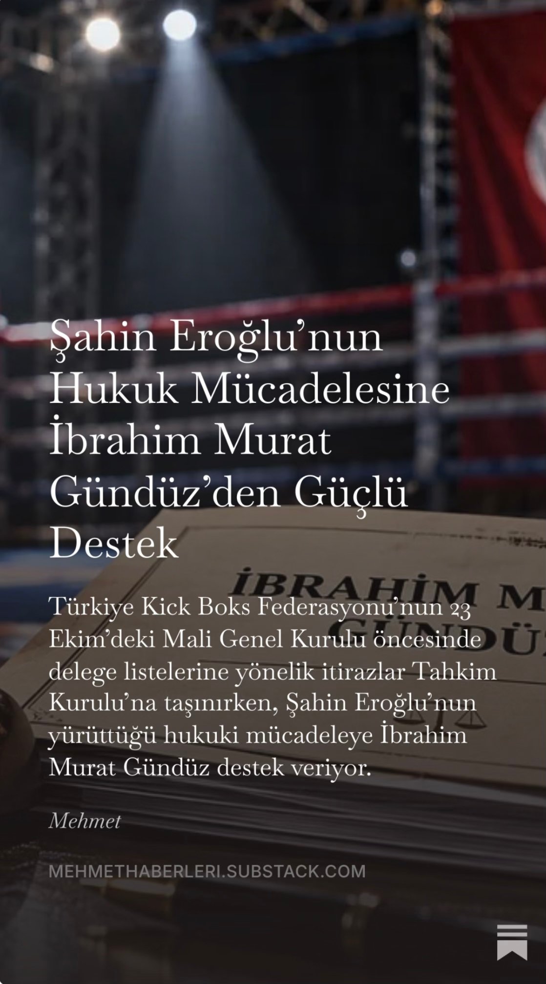 Sahin Eroglunun Hukuk Mucadelesine Unlu Is Insani Ibrahim Murat Gunduzden Tam Destek!