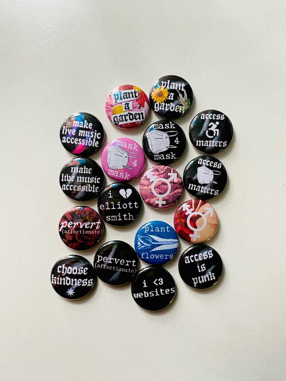 some new pin designs.