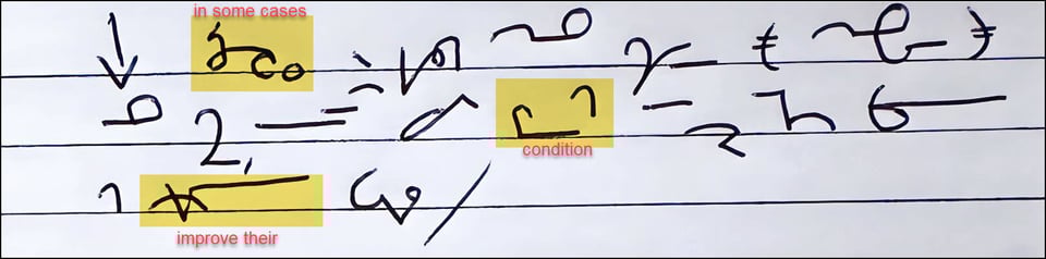 Teeline shorthand