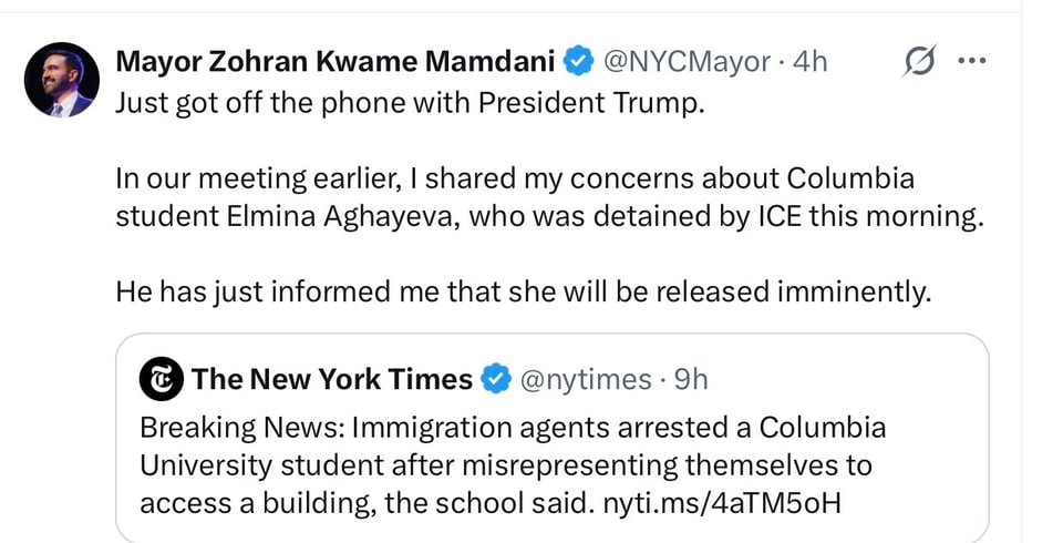 Mamdani works miracles.