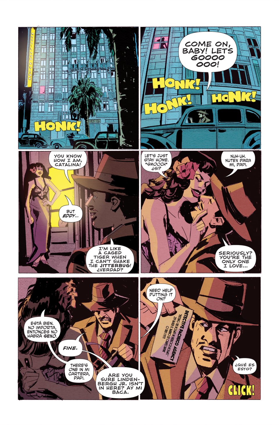 death to pachuco comic book art by rachel merrill and Lee loughridge. written and letter art by henry barajas