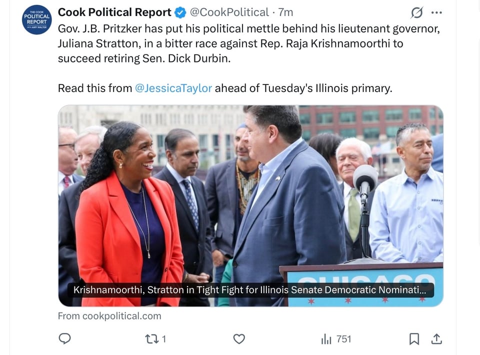 Pritzker endorses Juliana Stratton 