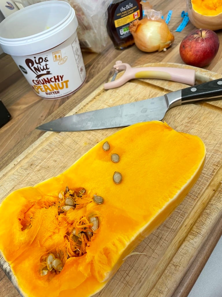 A half a butternut squash